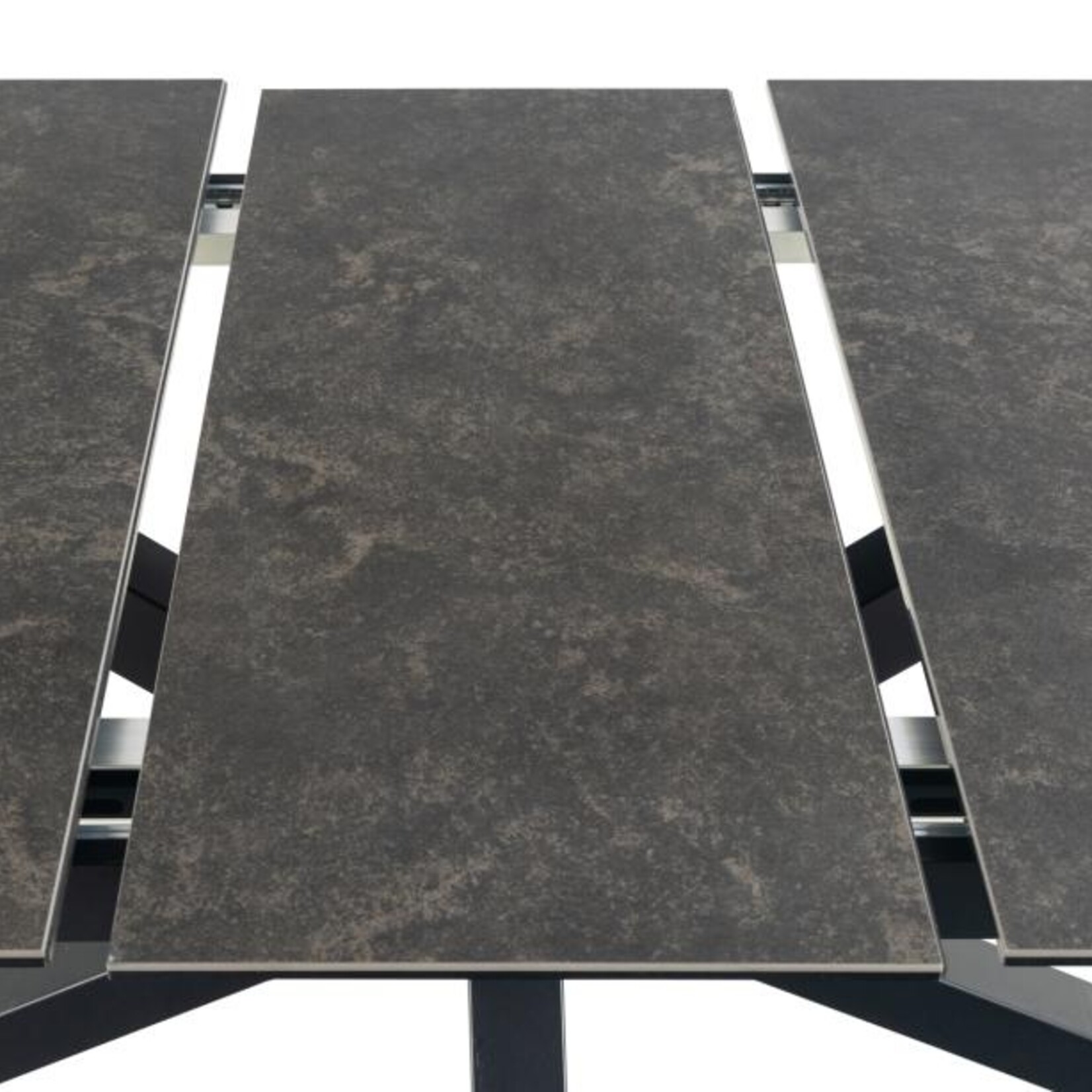 Eettafel Heaven Zwart keramiek 200/240 x 100 x 76 cm