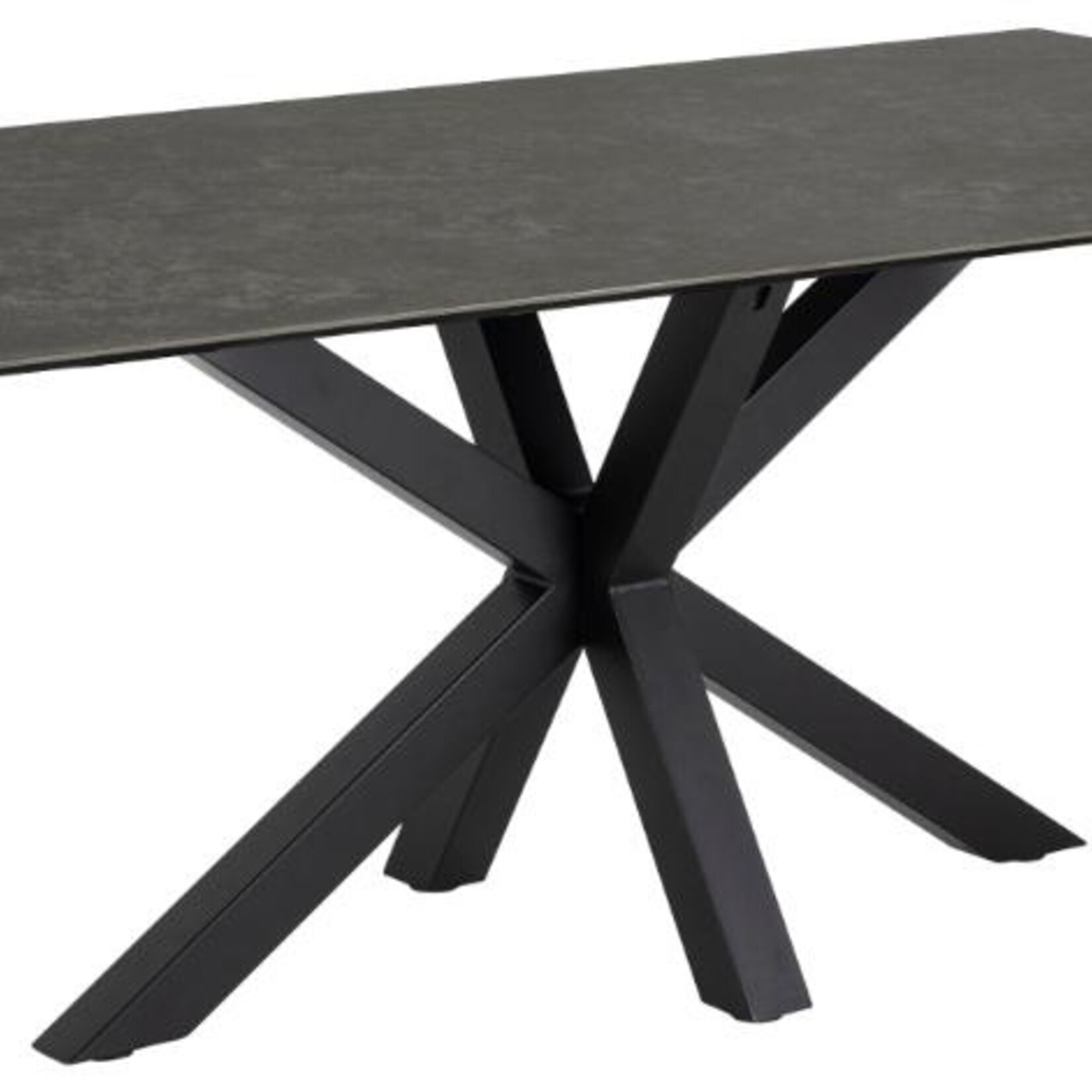 Eettafel Heaven zwart (200 × 100 cm)