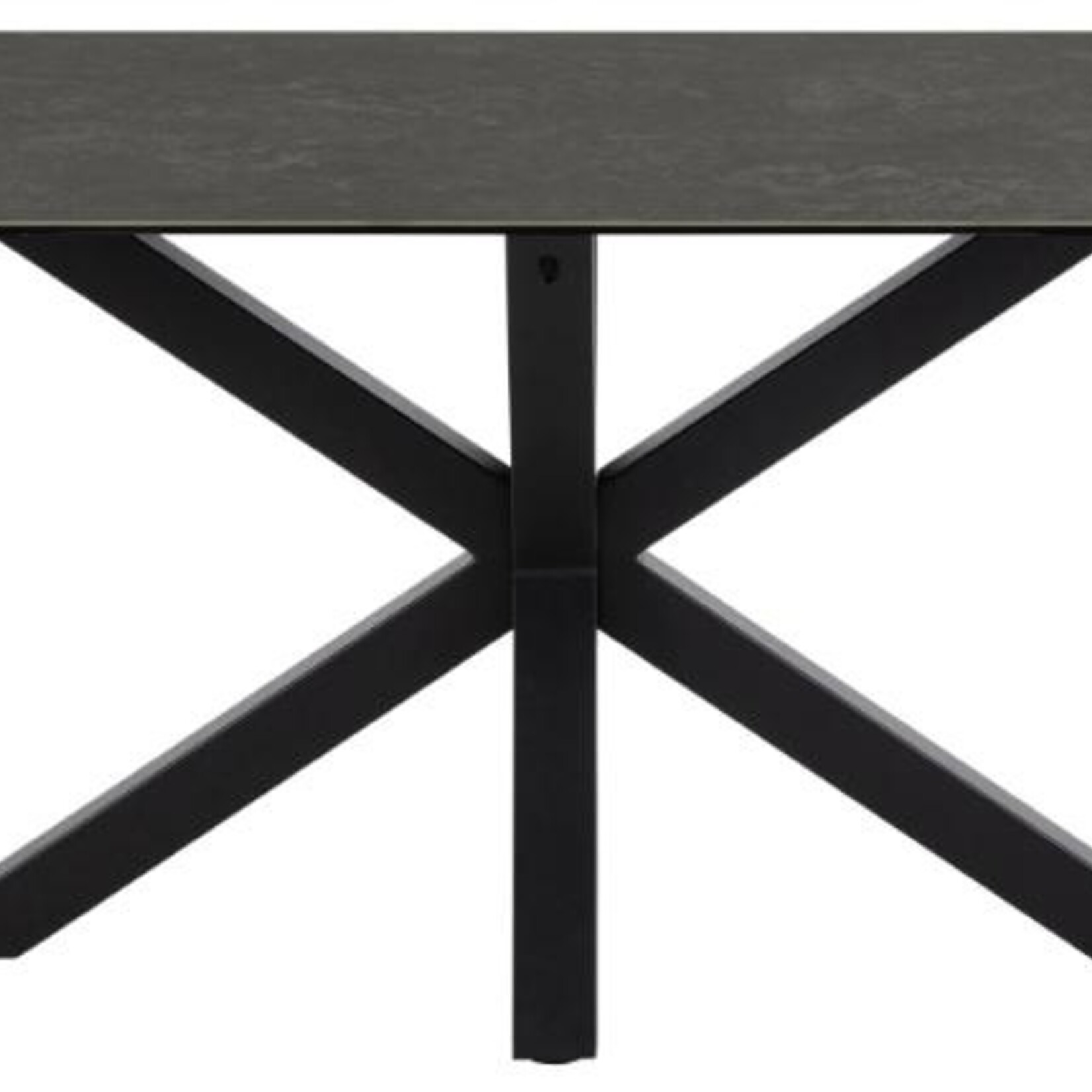 Heaven Rechthoekige eettafel keramiek zwart 200x100