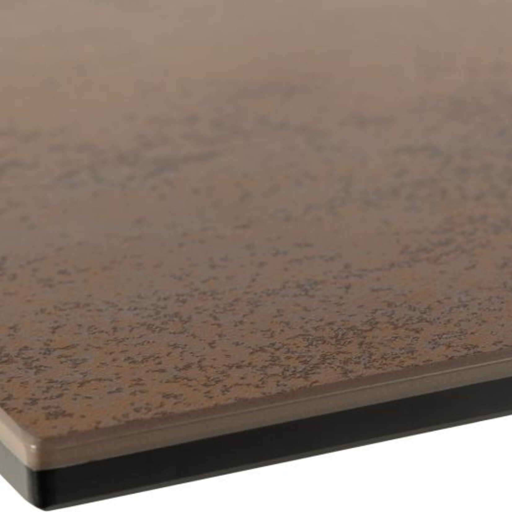 Rechthoekige eettafel Keramiek roestbruin 200x100