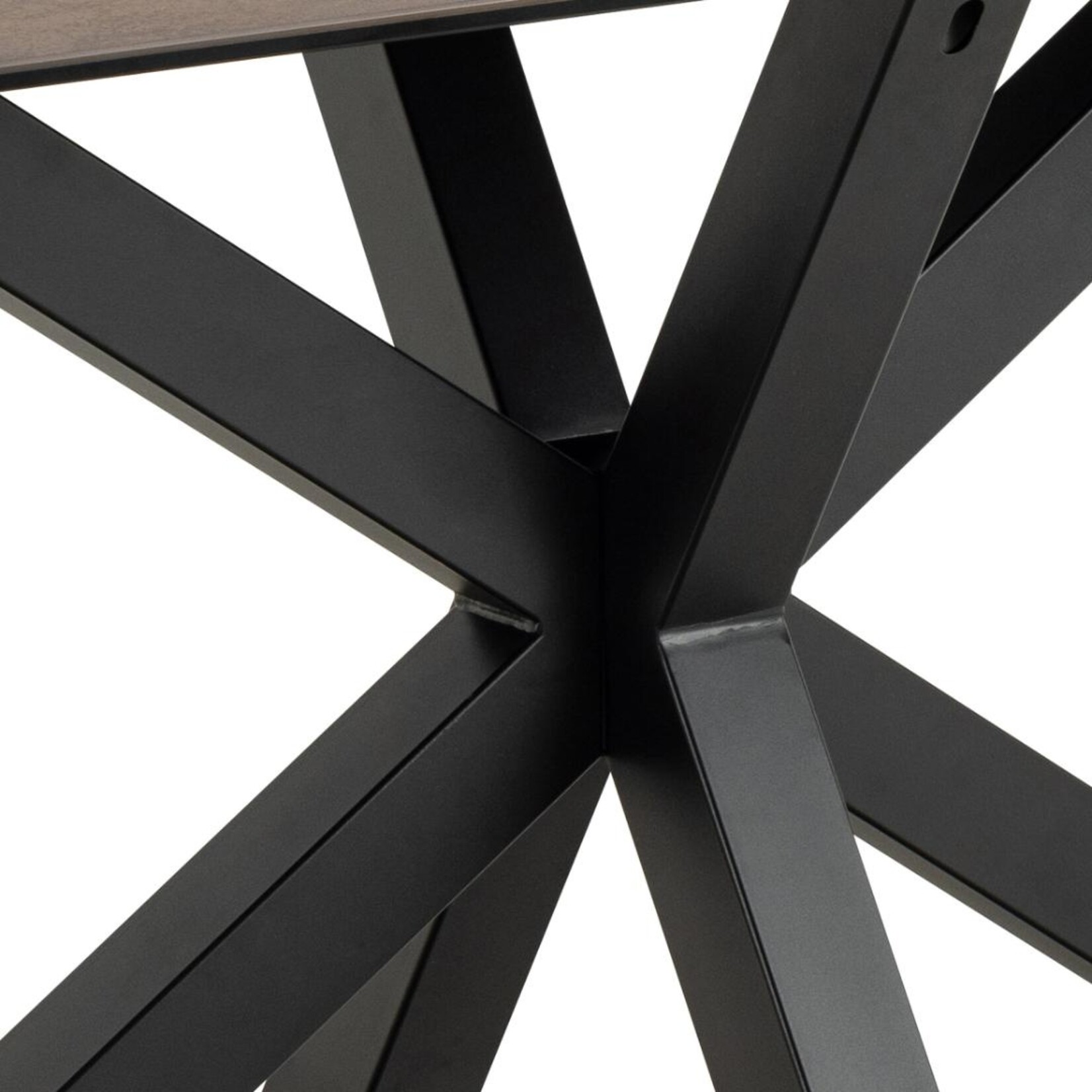 Rechthoekige eettafel Keramiek roestbruin 200x100