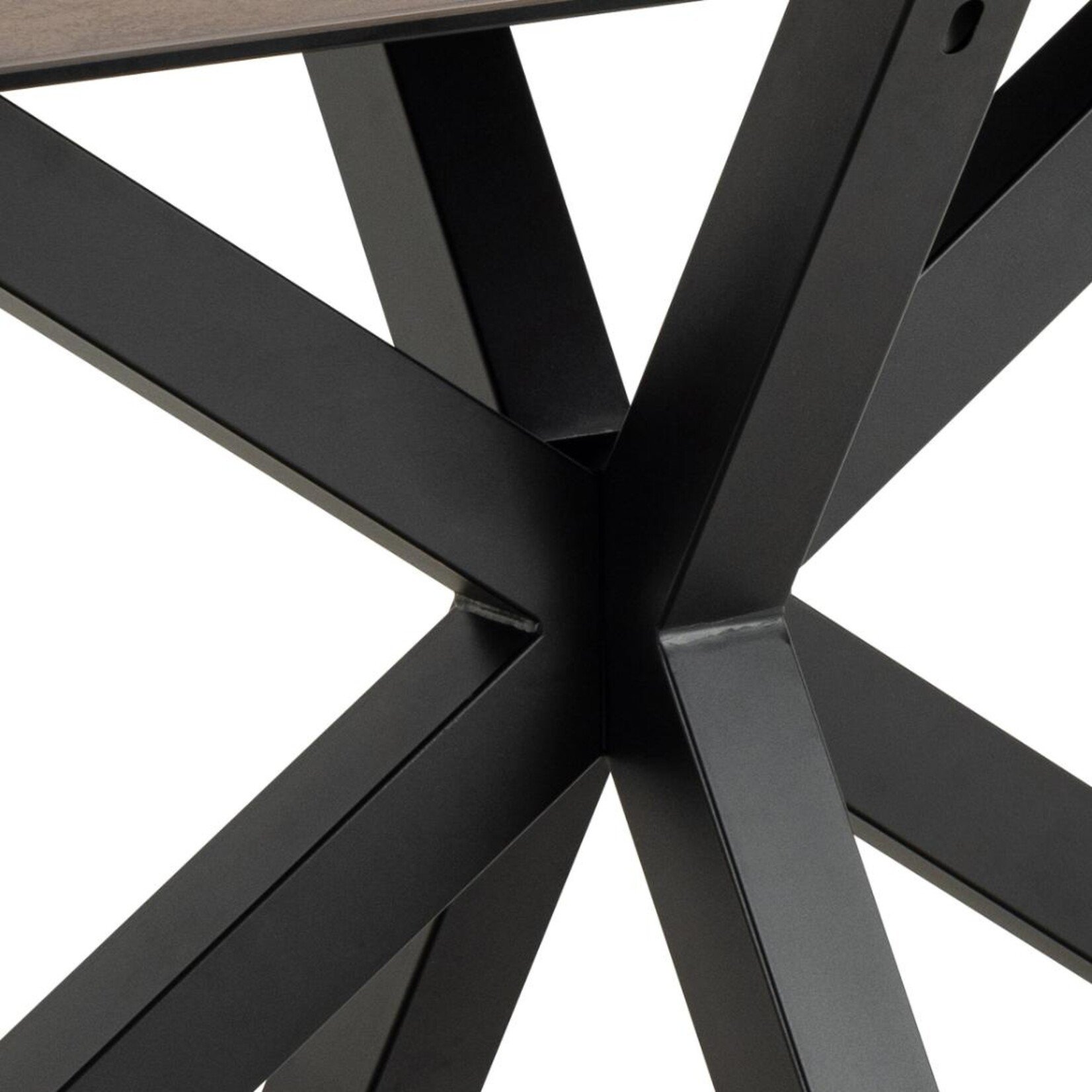 Rechthoekige eettafel Keramiek roestbruin 200x100