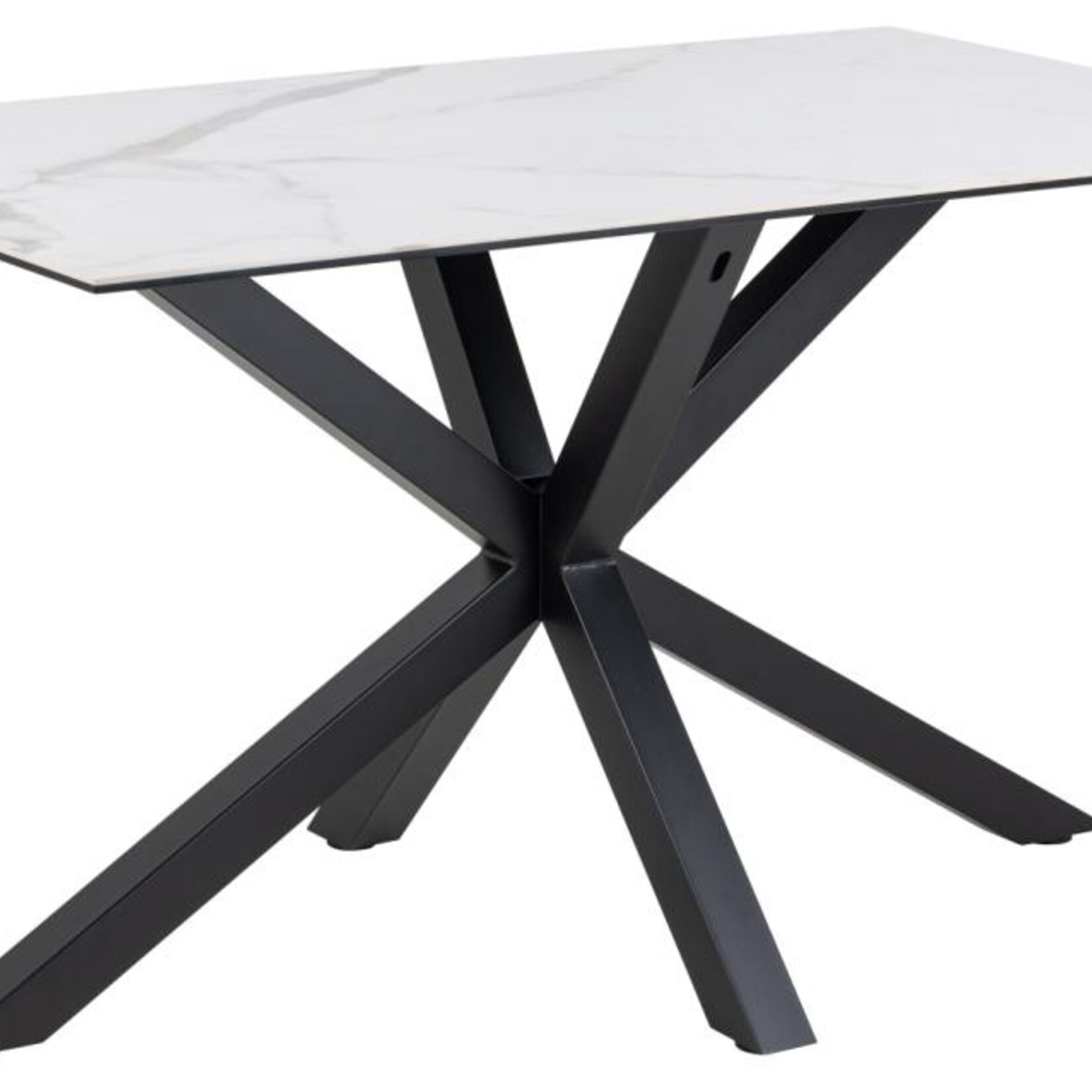 Eettafel Heavenblad wit Akranes (135x80x75,5 cm)
