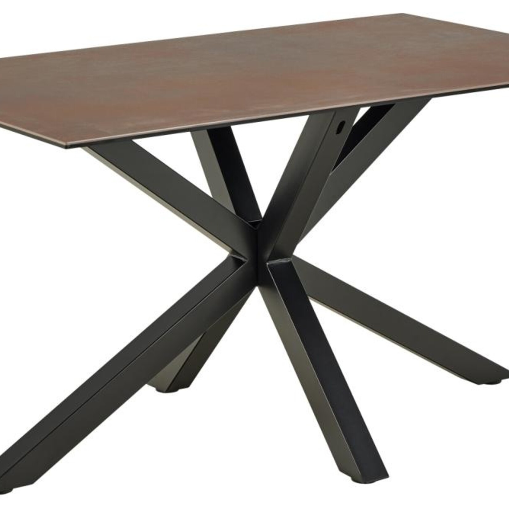 Eettafel Heaven roest bruin (135x80x75.5 cm)