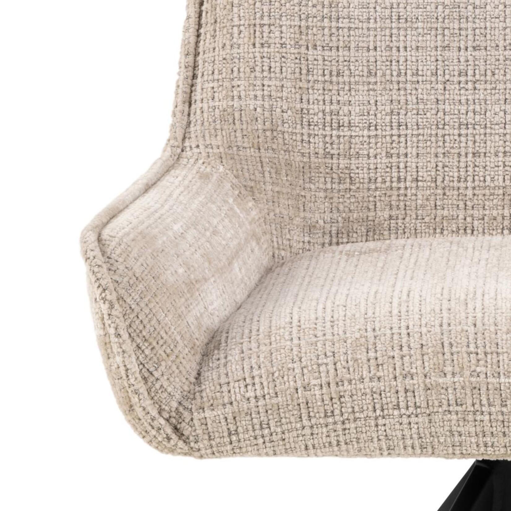 Eddie Eetkamerstoel – Stijlvol en draaibaar beige