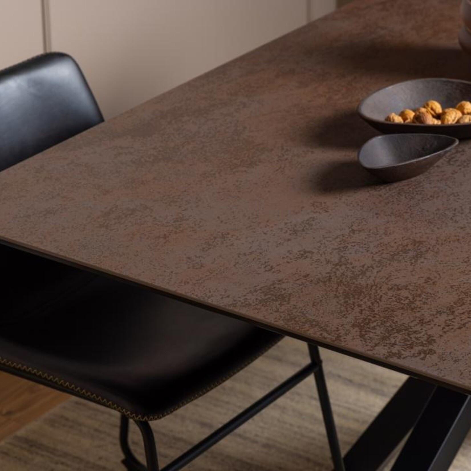 Heaven eettafel roestbruin (160x90x75.5 cm)