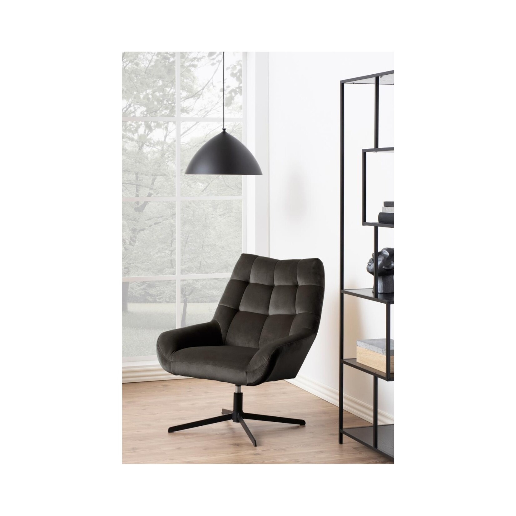 Fauteuil Paris Grijsbruin