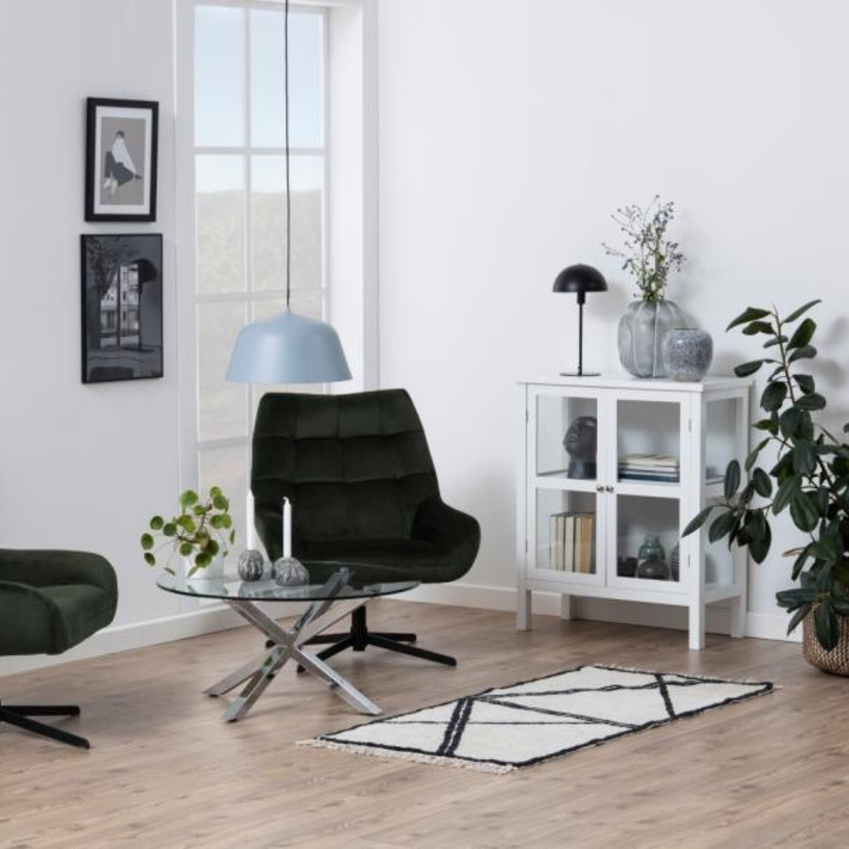 Fauteuil Paris Donkergroen