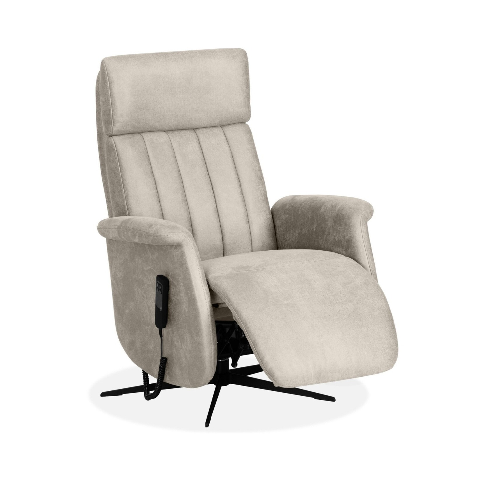 Brussel Relaxfauteuil New York Toffee Accu 2 Motorig