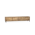 Maxfurn Lancaster TV-kast laag 236 cm | 4 klepdeuren Lamulux