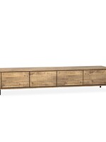 Maxfurn Lancaster TV-kast laag 236 cm | 4 klepdeuren Lamulux