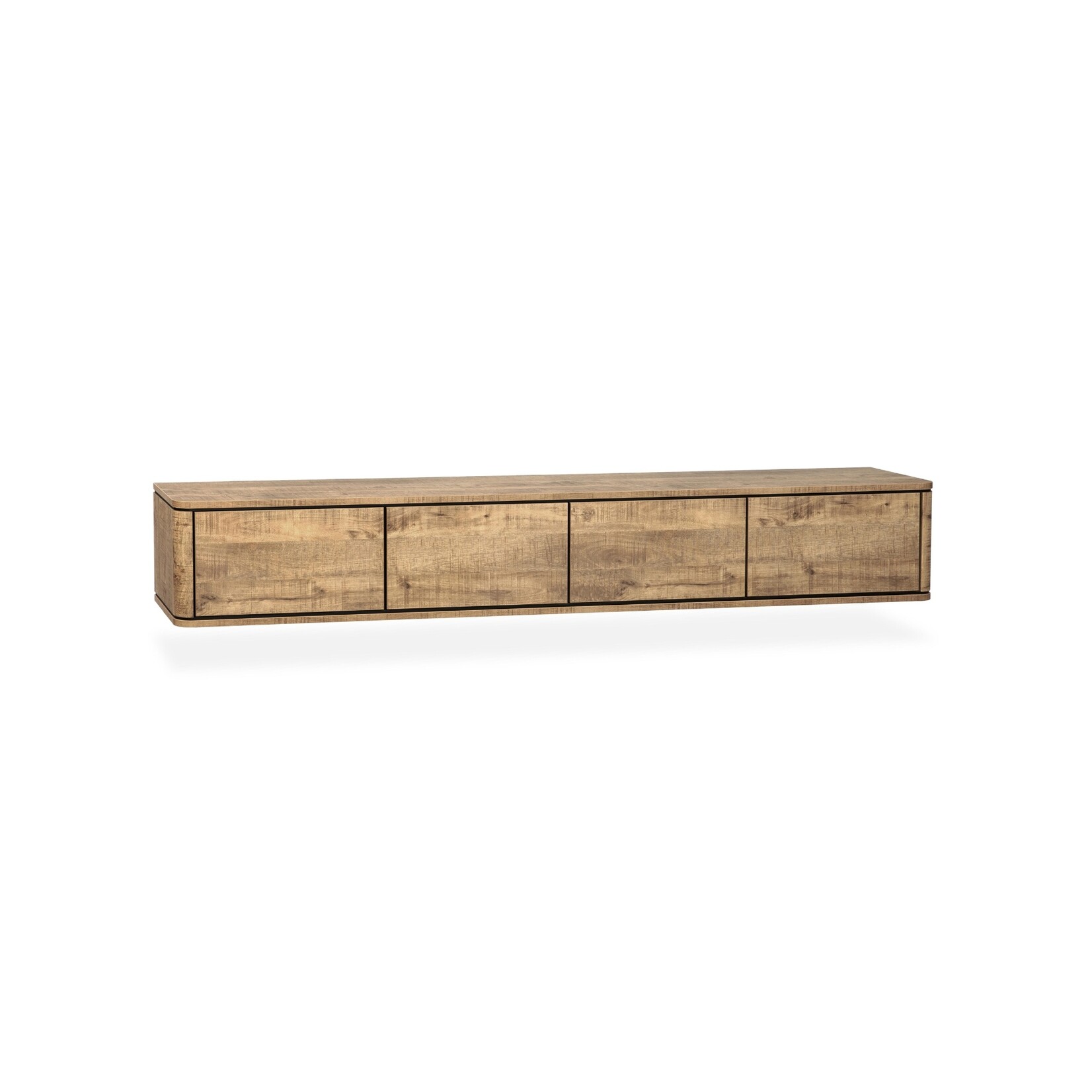 Lancaster Lancaster TV-kast laag 236 cm | 4 klepdeuren Lamulux - 7 kleuren verkrijgbaar