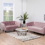 3-zitsbank Ria roze