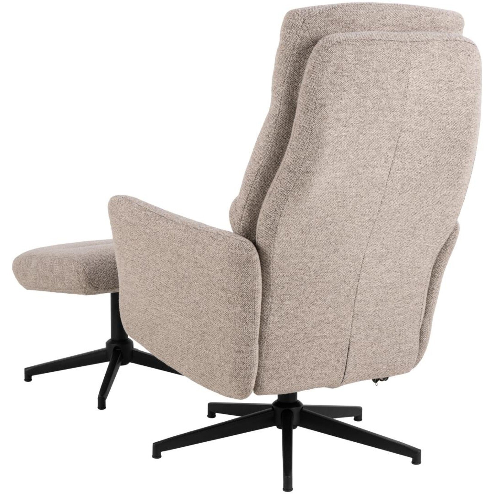 Fauteuil Londen Beige met voeten bank