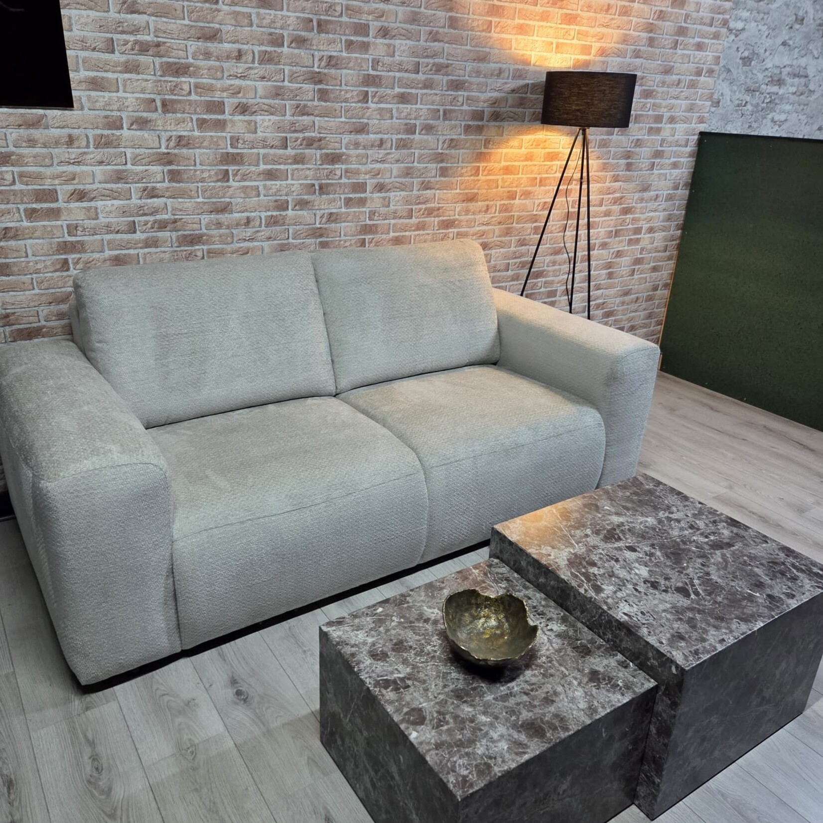 Moraira 2.5-zitsbank Moraira stof Movie Natural