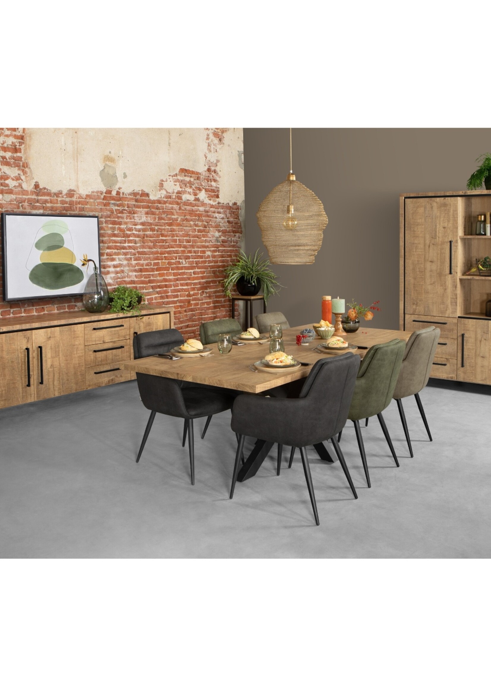 Rimini Rimini Vitrinekast 1-Deurs – Lamulux Mango