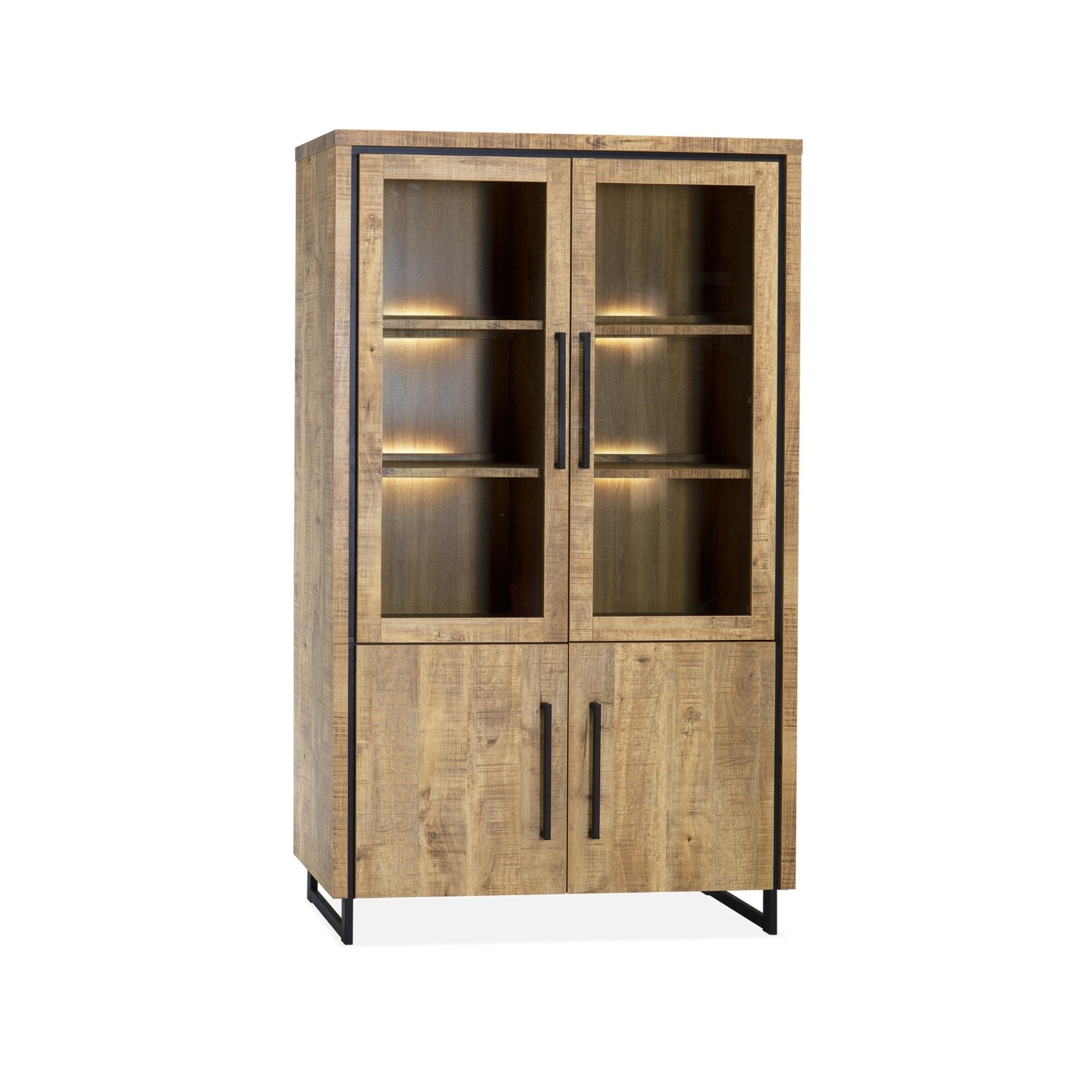 Rimini Rimini Vitrinekast Groot – Lamulux Mango 118 cm