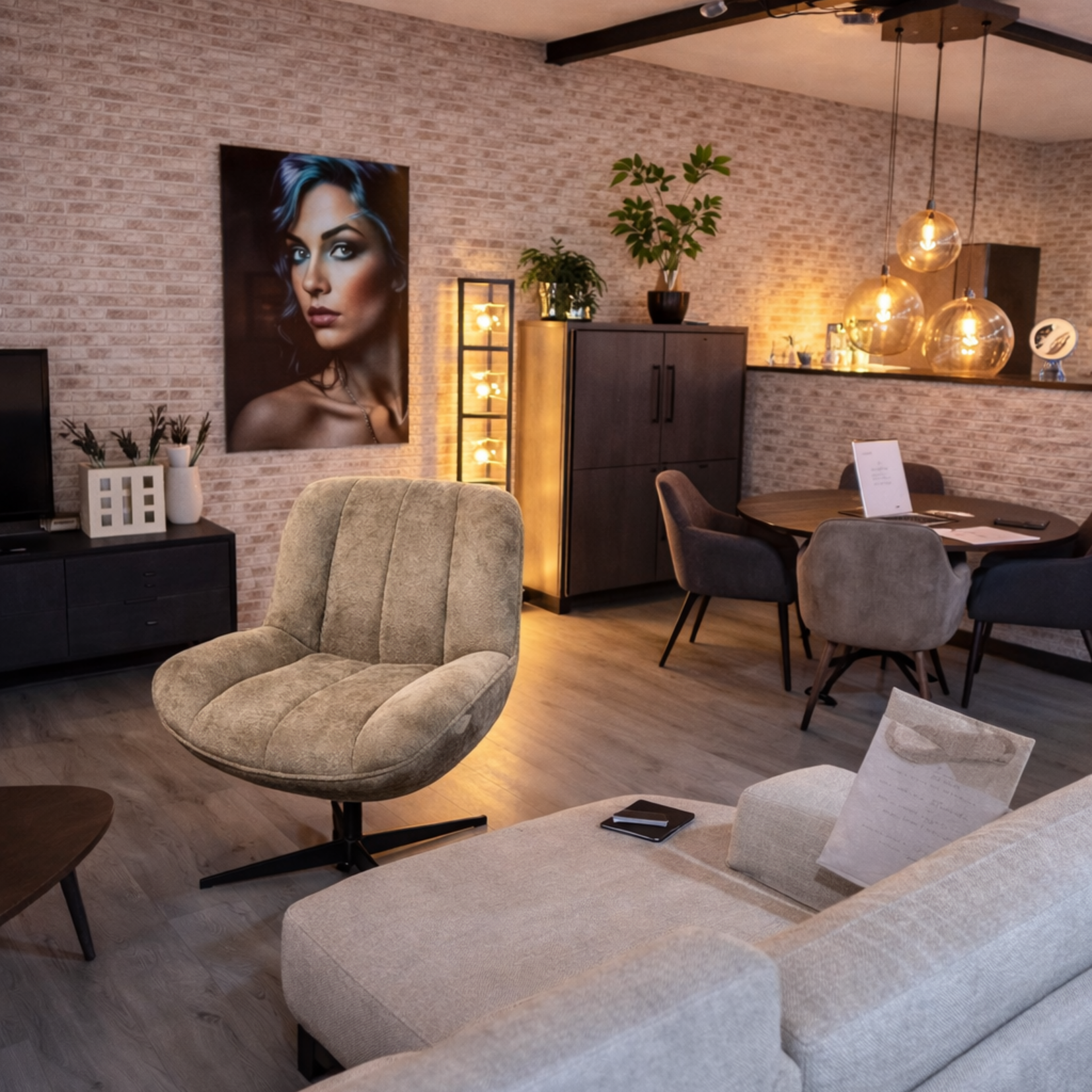 Zuma Fauteuil Zuma – Comfortabele stoel in Movie-stof