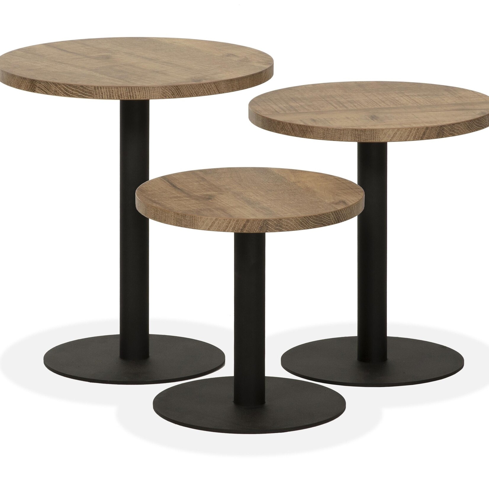 Salontafels 3 stuks Lamulux Mango