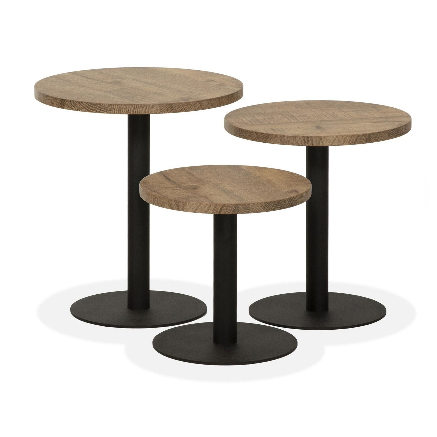 Salontafels 3 stuks Lamulux Mango