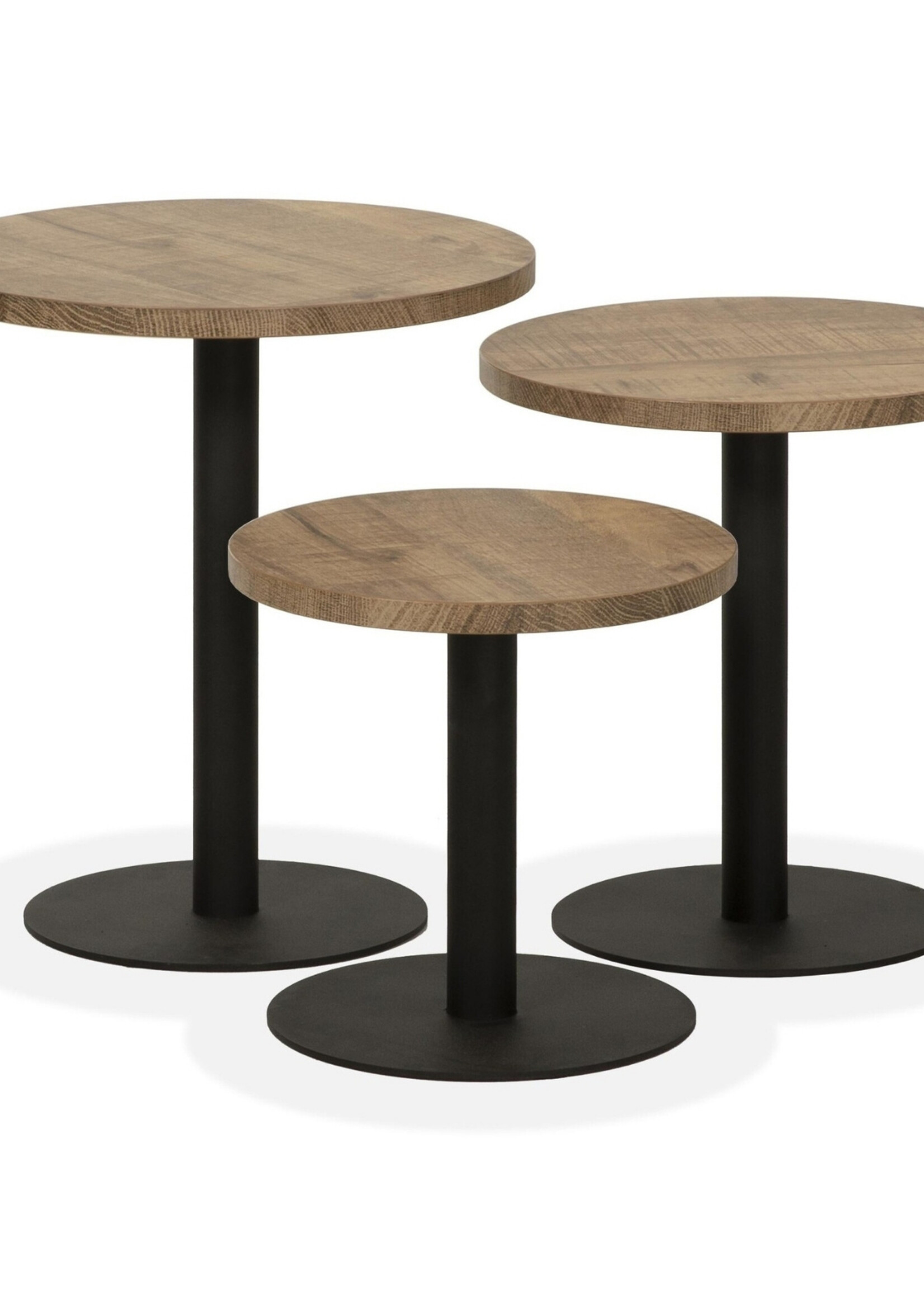 Salontafels 3 stuks Lamulux Mango