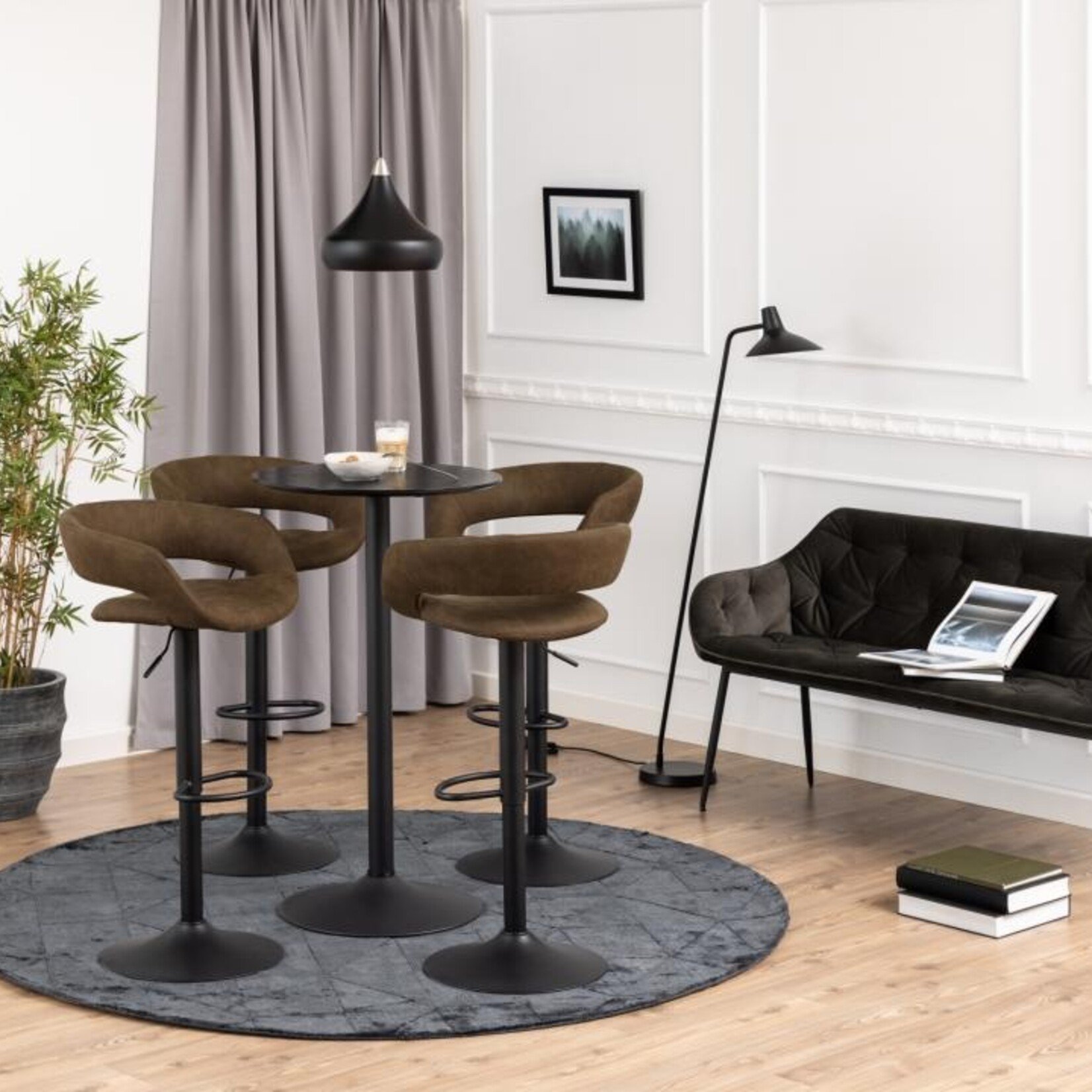 Bartafel Ibiza 60 Mat Zwart