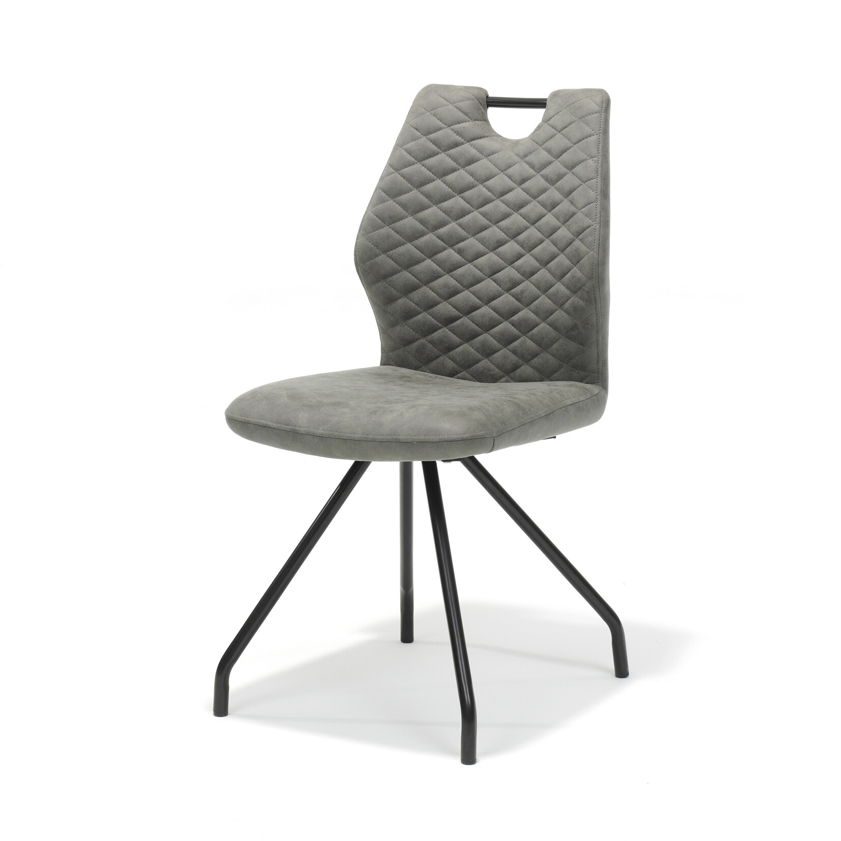 RV Design Stoel Carlos zwart Stof Soft Steel