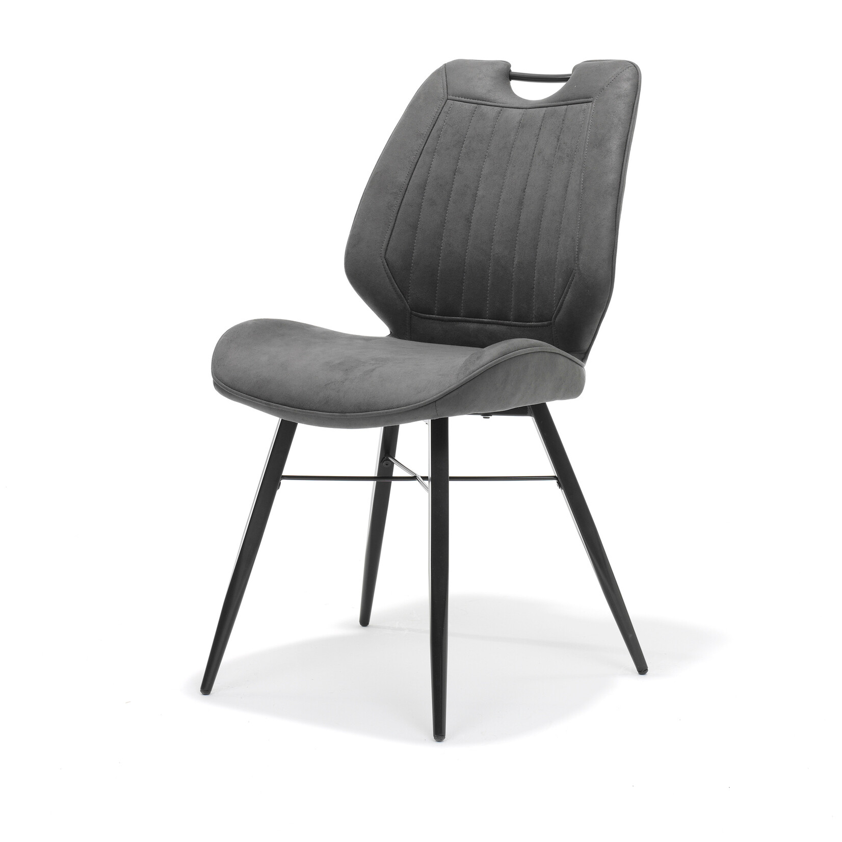 RV Design Stoel Quattro zwart stof Soft Antraciet