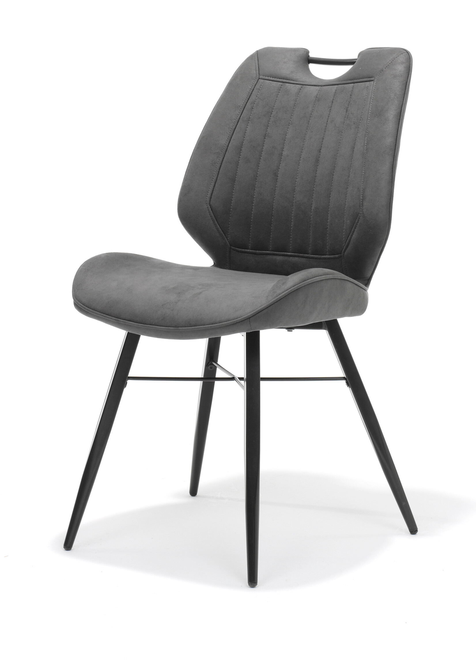 RV Design Stoel Quattro zwart stof Soft Antraciet