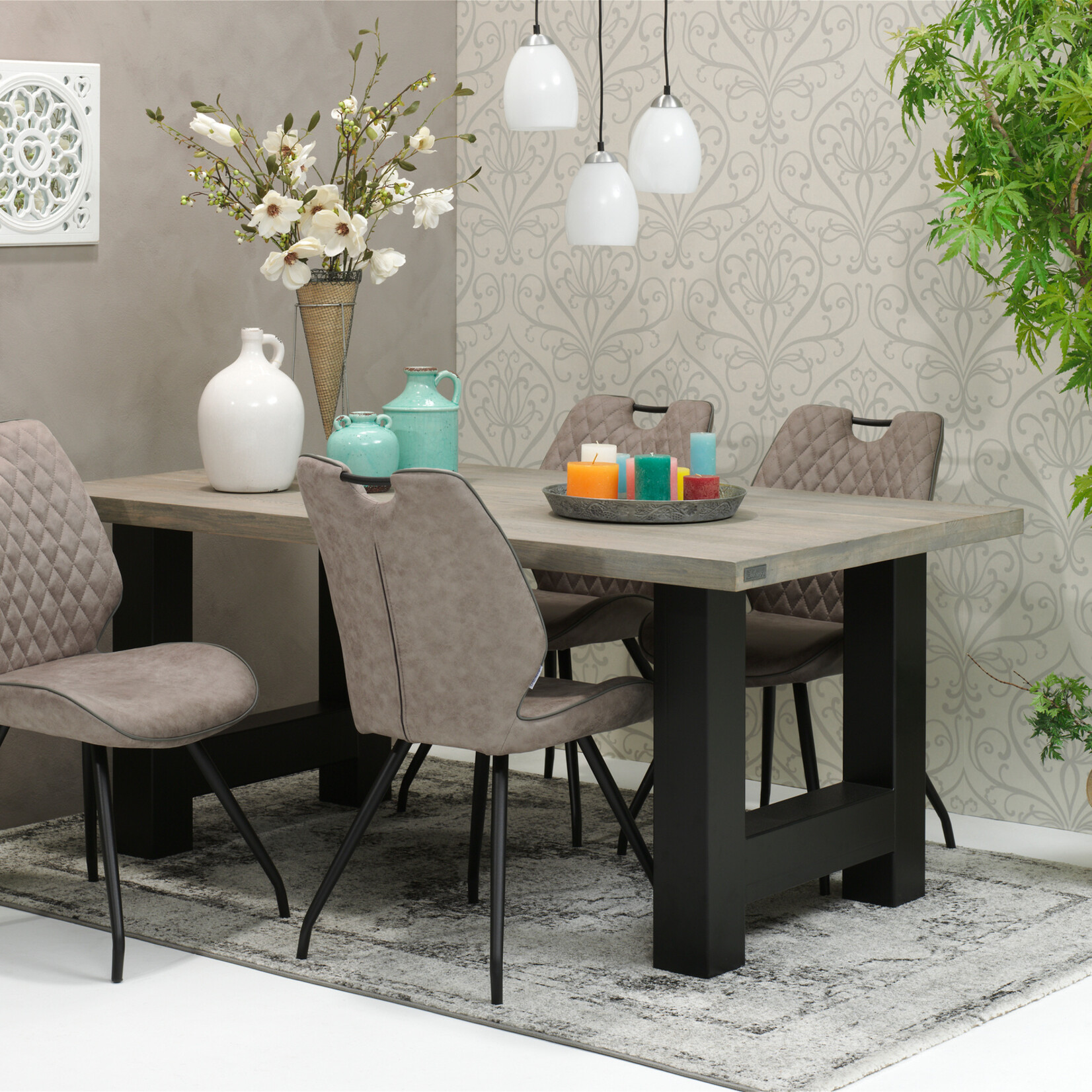 RV Design Stoel Hardy zwart Stof Soft Steel