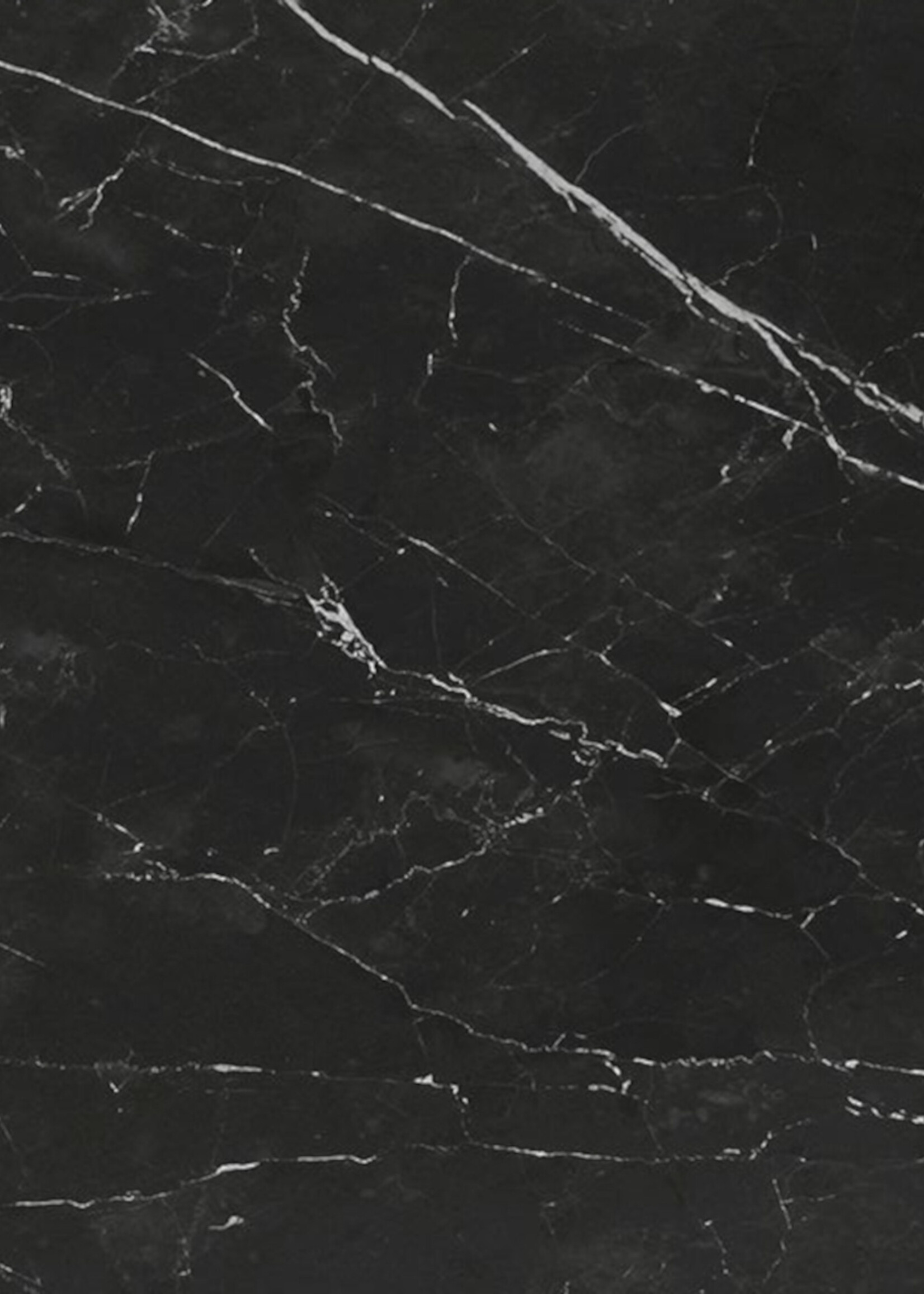 RV Design Rick Uitschuiftafel 160x90 (+2 x 40cm) Deckstone Zwart Marmer