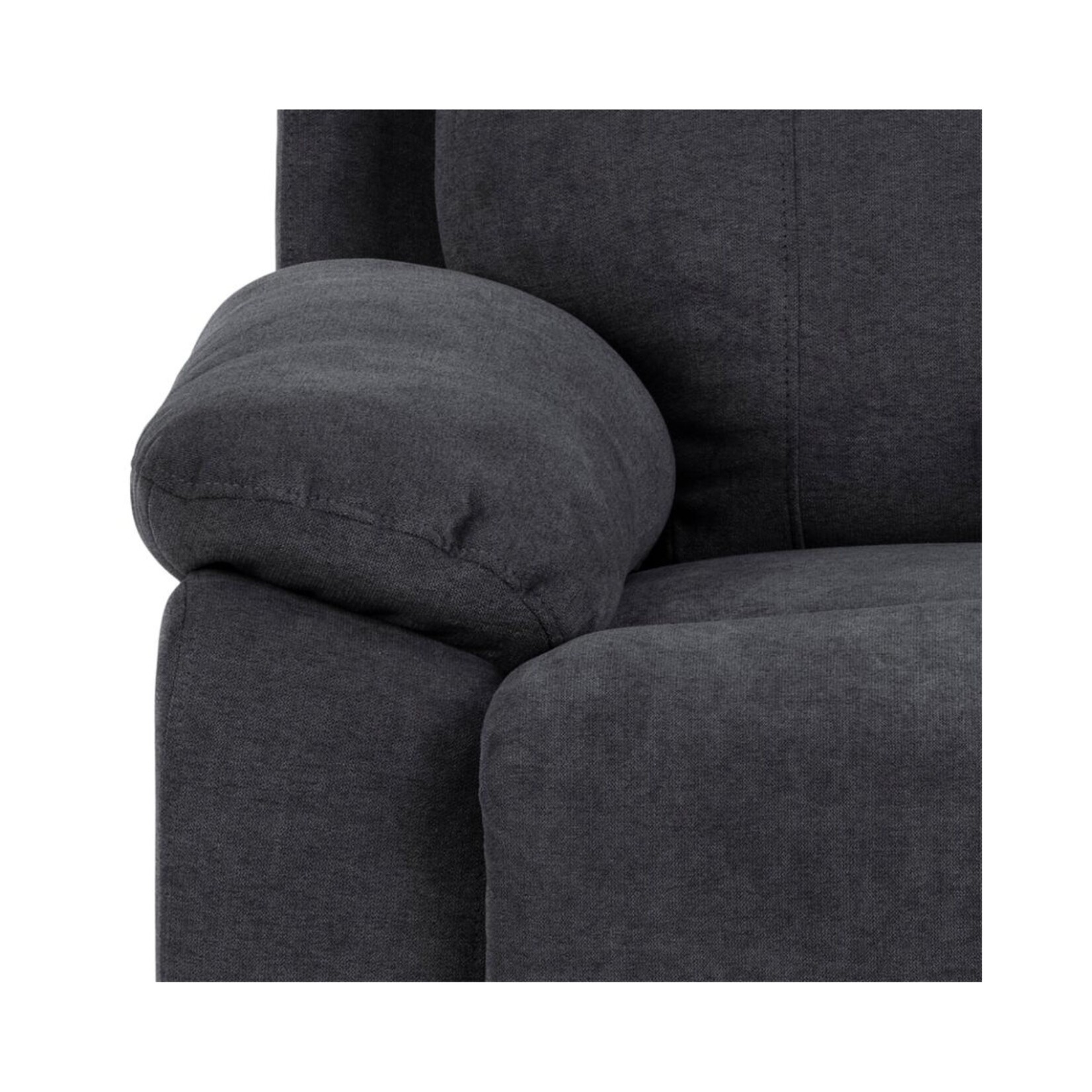 Mora Mora 3-zits relaxfauteuil – elektrisch verstelbaar – donkergrijze Enjoy stof