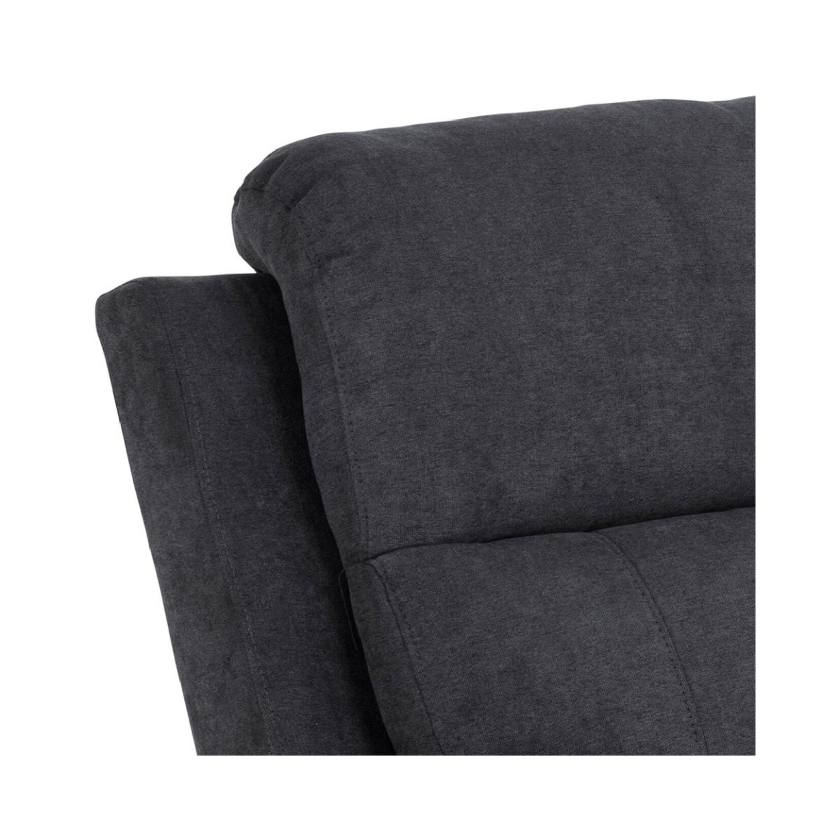 Mora Mora 3-zits relaxfauteuil – elektrisch verstelbaar – donkergrijze Enjoy stof