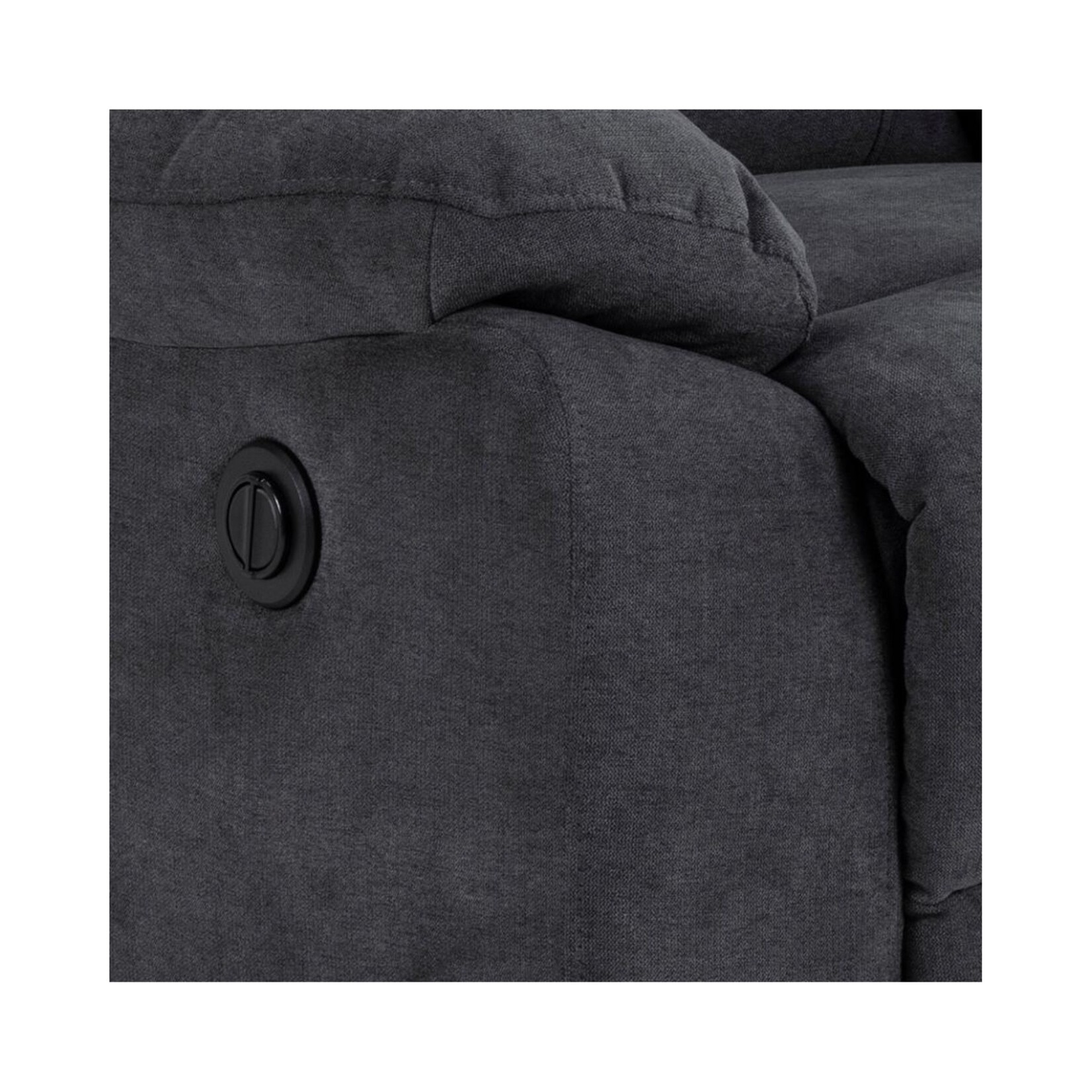 Mora Mora 3-zits relaxfauteuil – elektrisch verstelbaar – donkergrijze Enjoy stof