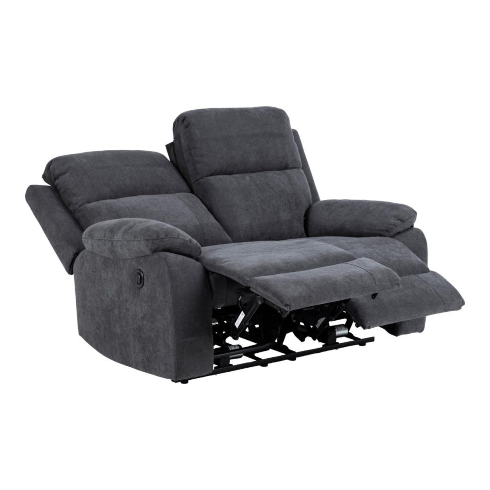 Mora Mora 2-zits relaxfauteuil – elektrisch verstelbaar – donkergrijze Enjoy stof