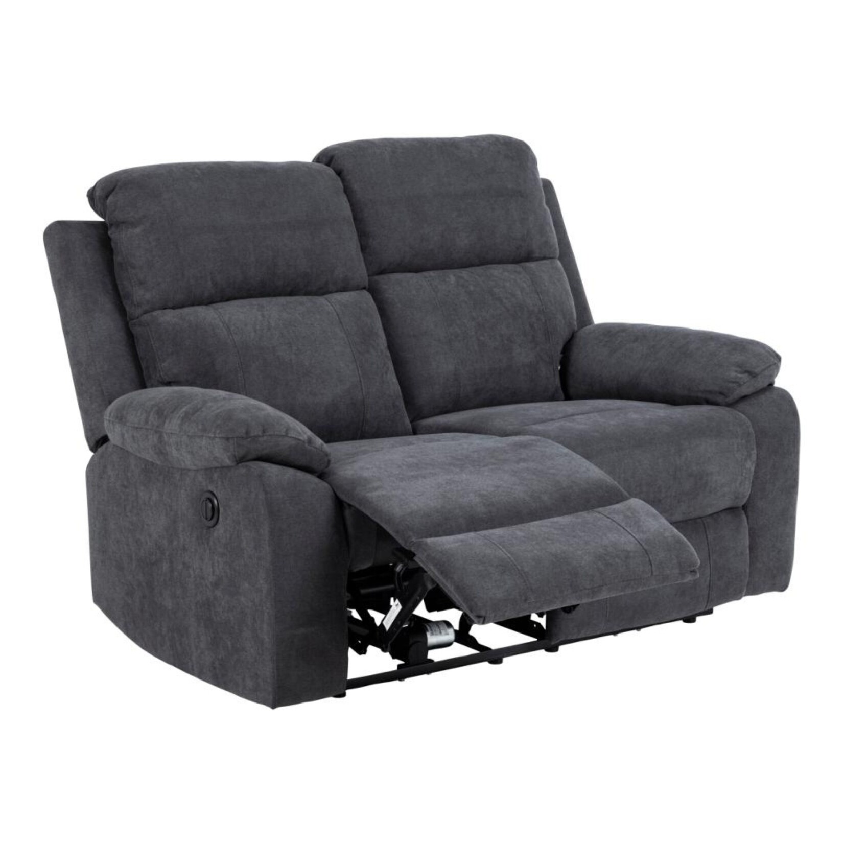Mora Mora 2-zits relaxfauteuil – elektrisch verstelbaar – donkergrijze Enjoy stof