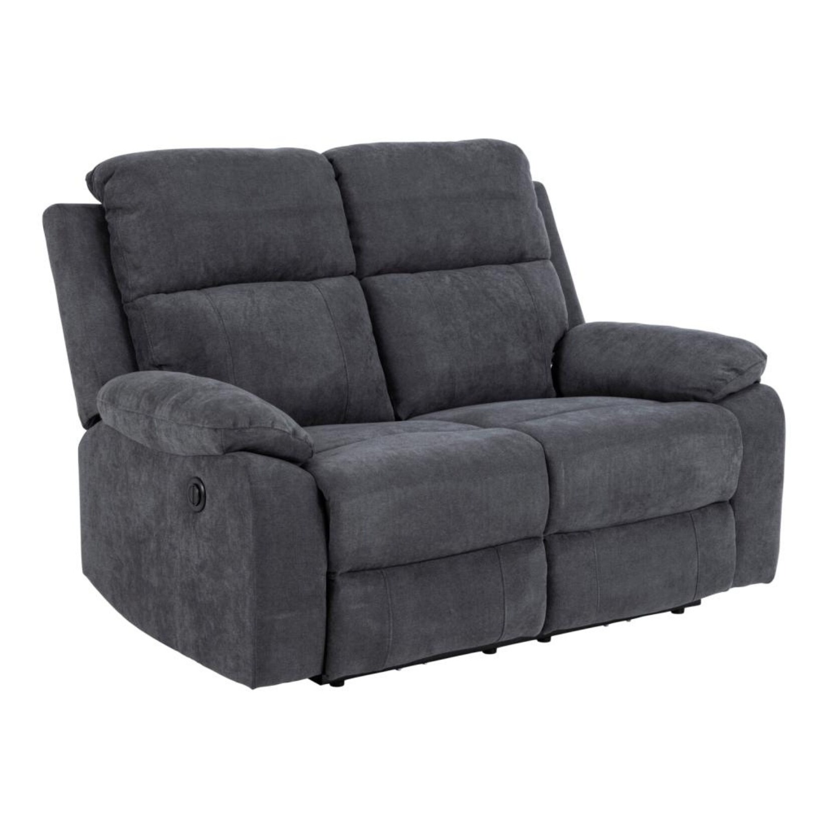 Mora Mora 2-zits relaxfauteuil – elektrisch verstelbaar – donkergrijze Enjoy stof