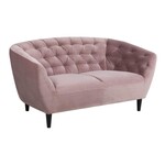 Ria Ria 2-zits bank – fluwelen stof – Rose