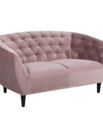 Ria Ria 2-zits bank – fluwelen stof – Rose