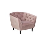 Ria Ria lounge stoel – fluwelen stof – Dusty rose