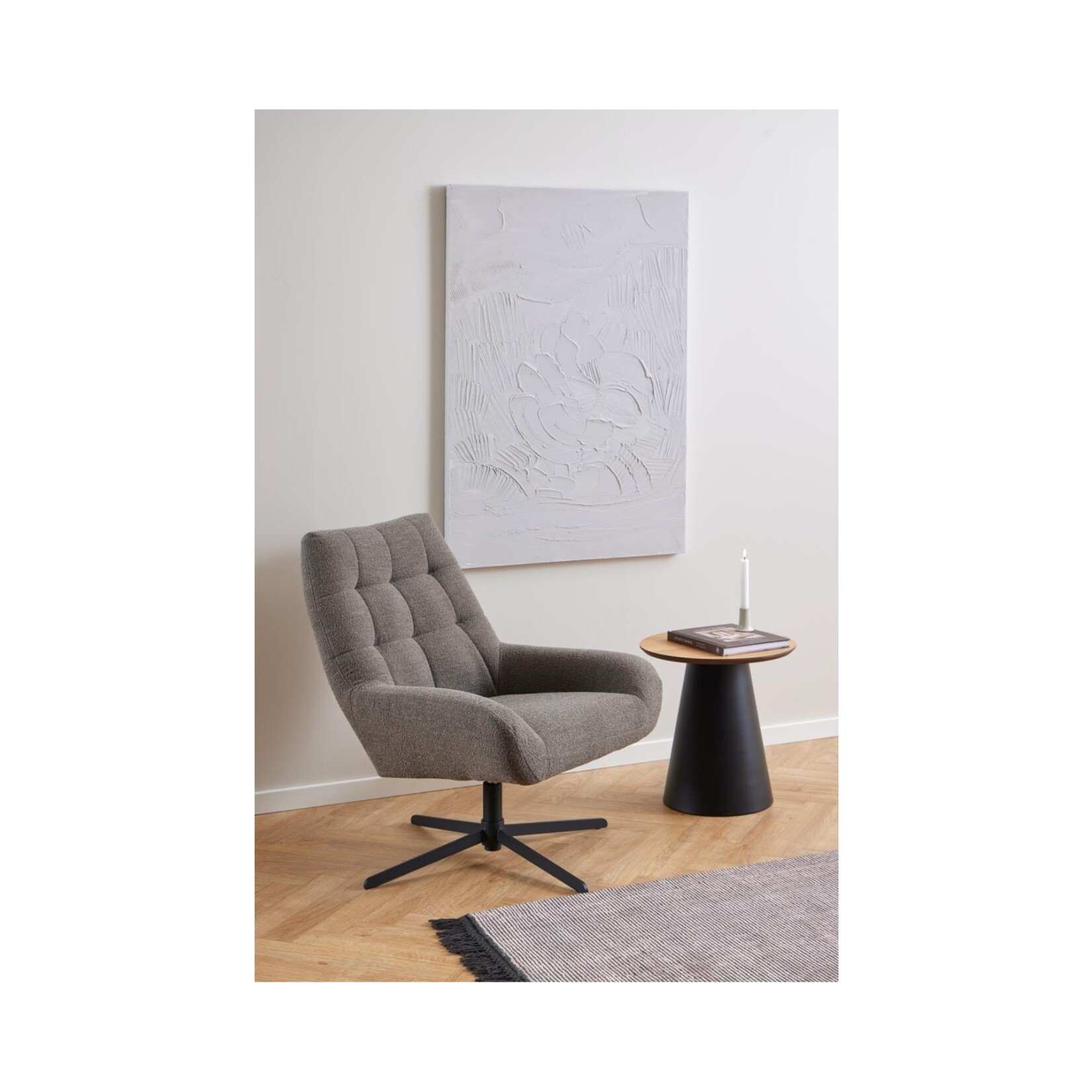 Paris Paris lounge stoel – Monza stof – Taupe