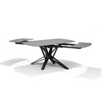 RV Design VEGAS Eetkamertafel Deckstone Grijs Marmer 160-240X90 Uitschuifbaar