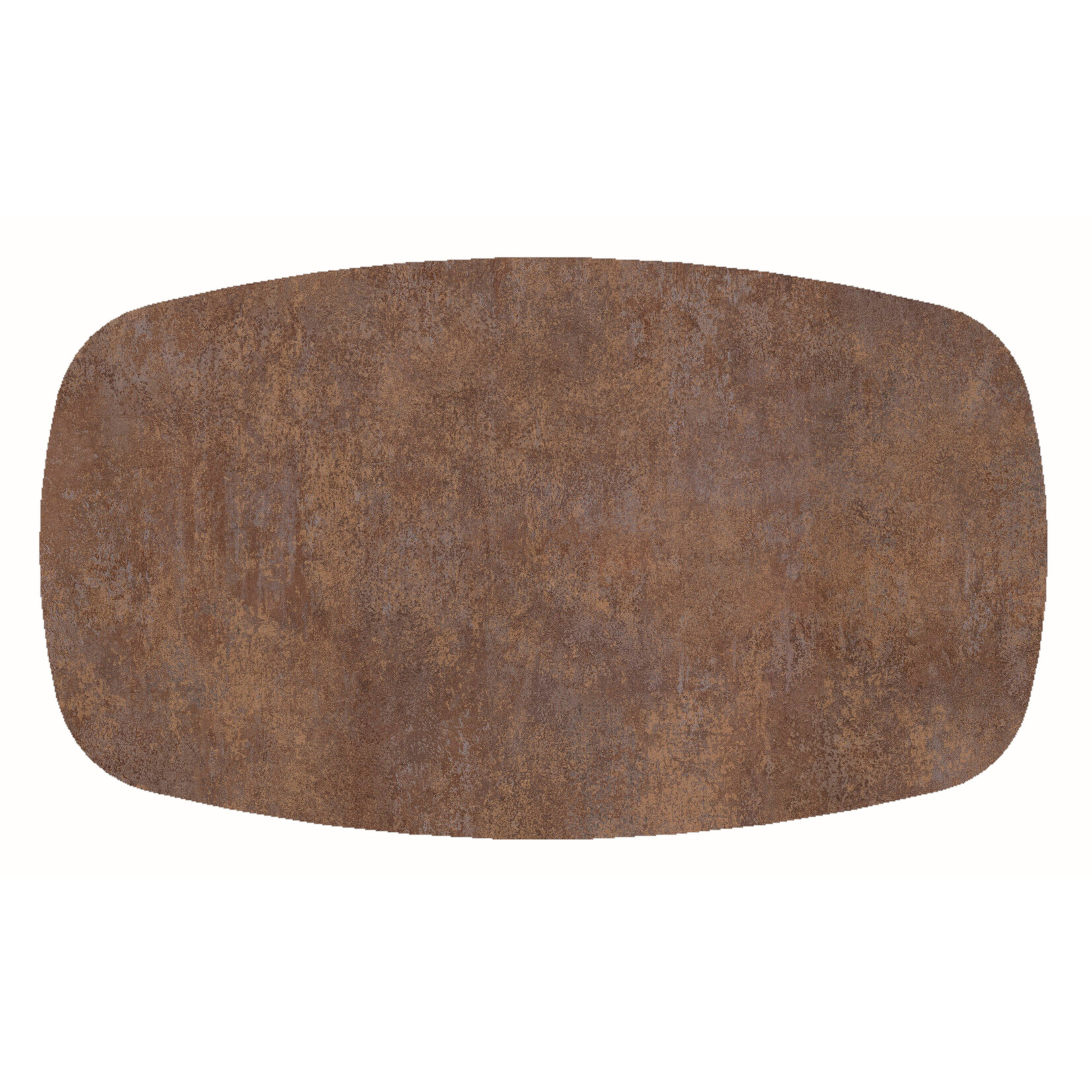 RV Design Basic eetkamertafel Deens Ovaal 220X110 HPL1 Ferro Brons+TM05
