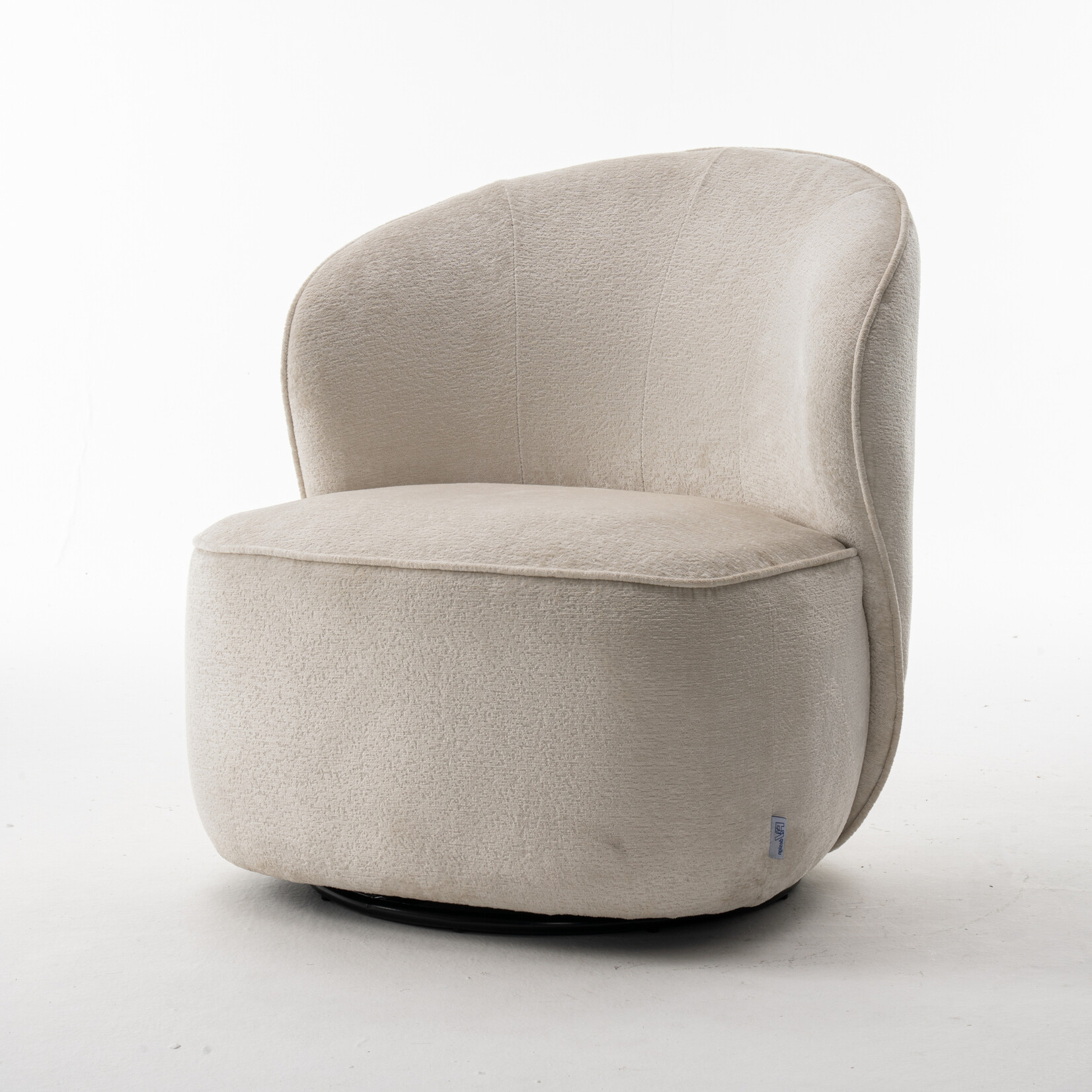 RV Design Sammy Draaifauteuil Stof Loris #01 Cream