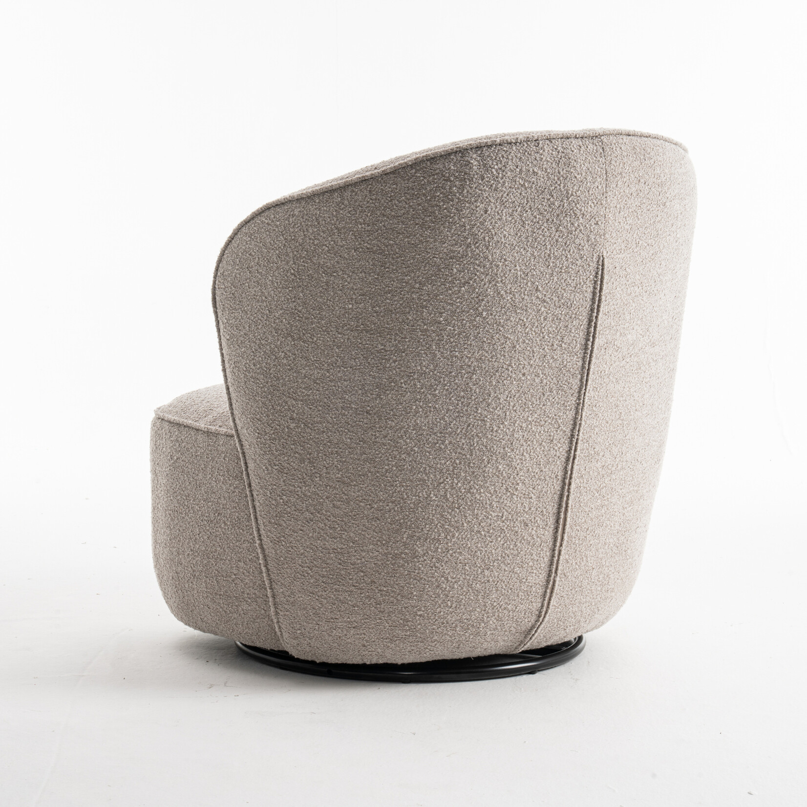 RV Design Sammy Draaifauteuil Stof Teddy #01 Natural