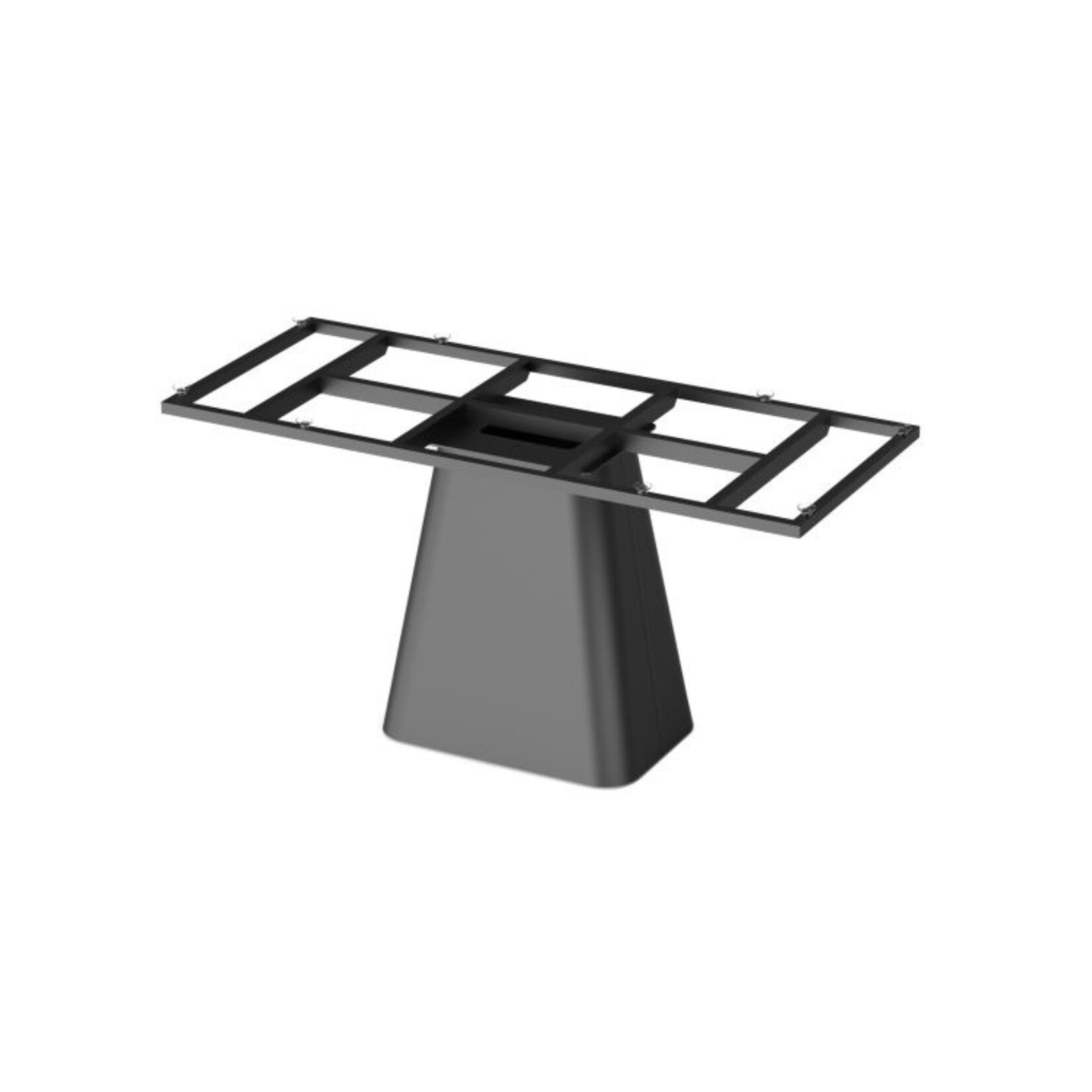 RV Design Basic eetkamertafel Deens Ovaal 220X110 HPL1 Ferro Brons+TM05