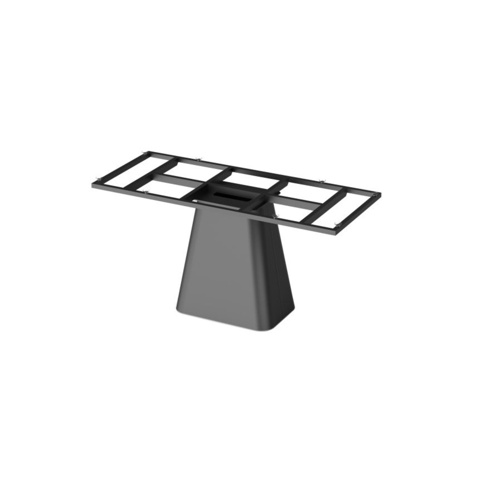 RV Design Basic eetkamertafel Deens Ovaal 220X110 HPL1 Ferro Brons+TM05