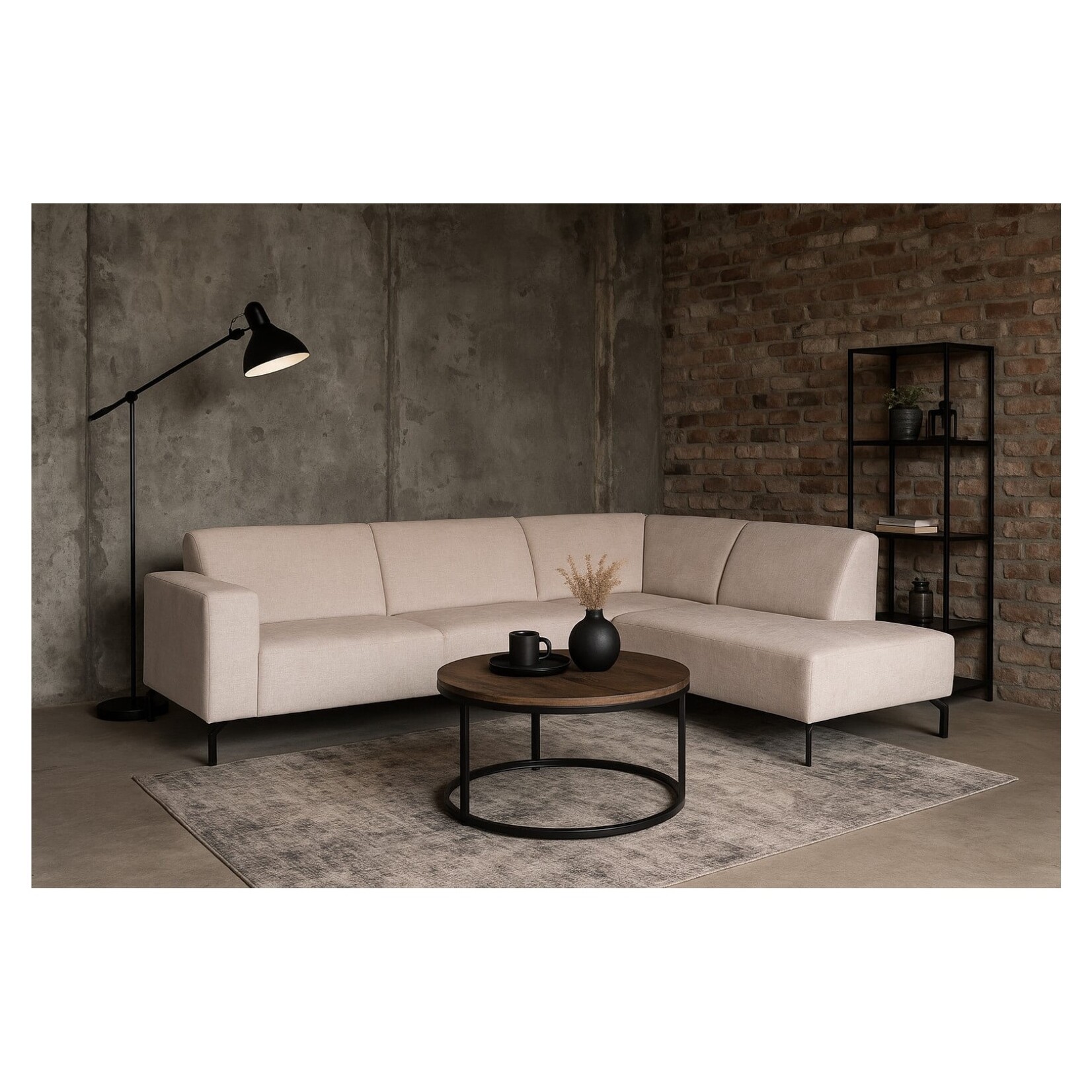 Mona Hoekbank Mona Beige rechts