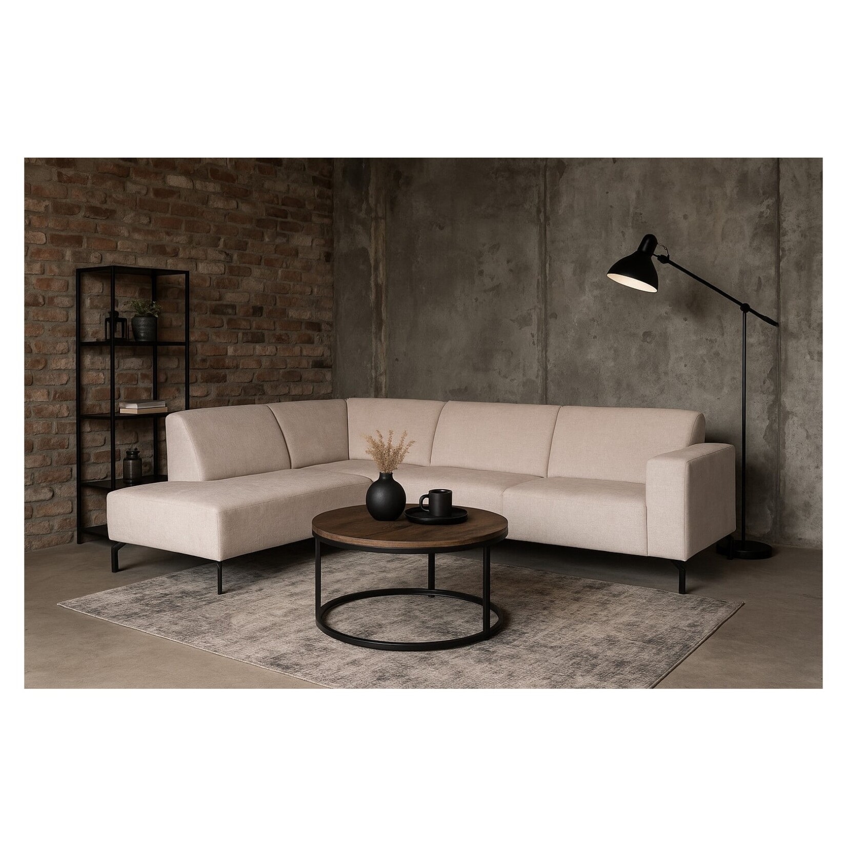 Mona Hoekbank Mona Beige rechts