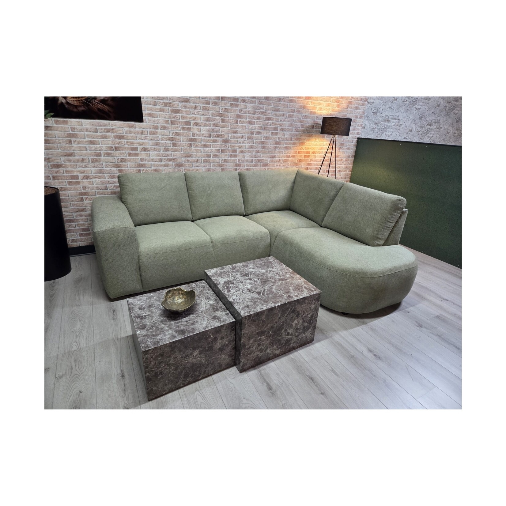 Moraira Hoekbank Moraira Hoek Rechts Stofsoort ART Green